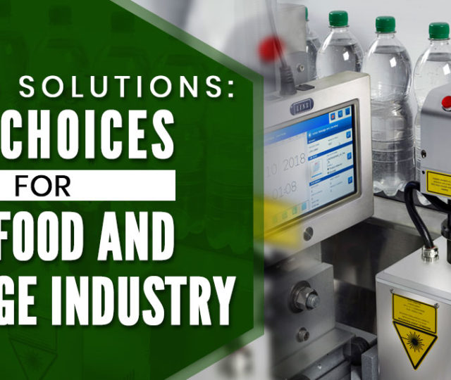 Coding Solutions: Top Choices for the Food and Beverage Industry