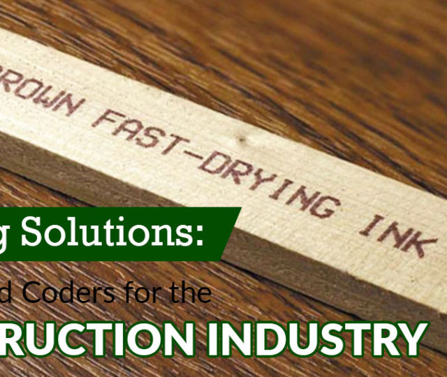 Coding Solutions: Printers and Coders for the Construction Industry