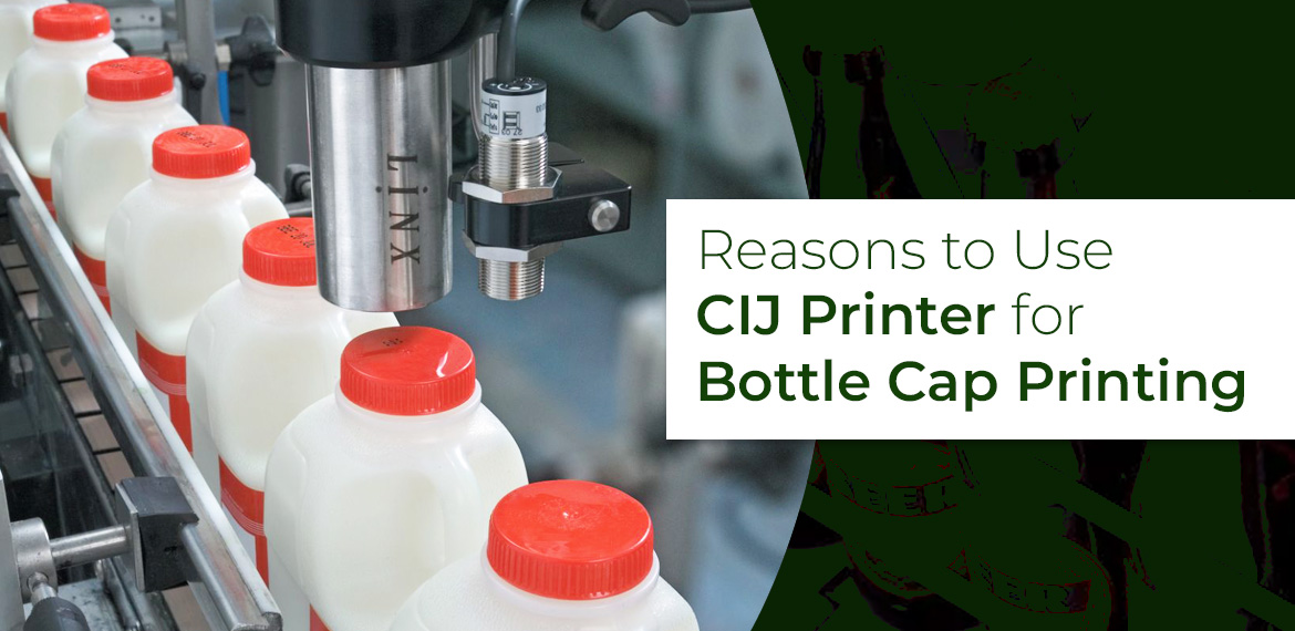 CIJ Printer for Bottle Cap Printing