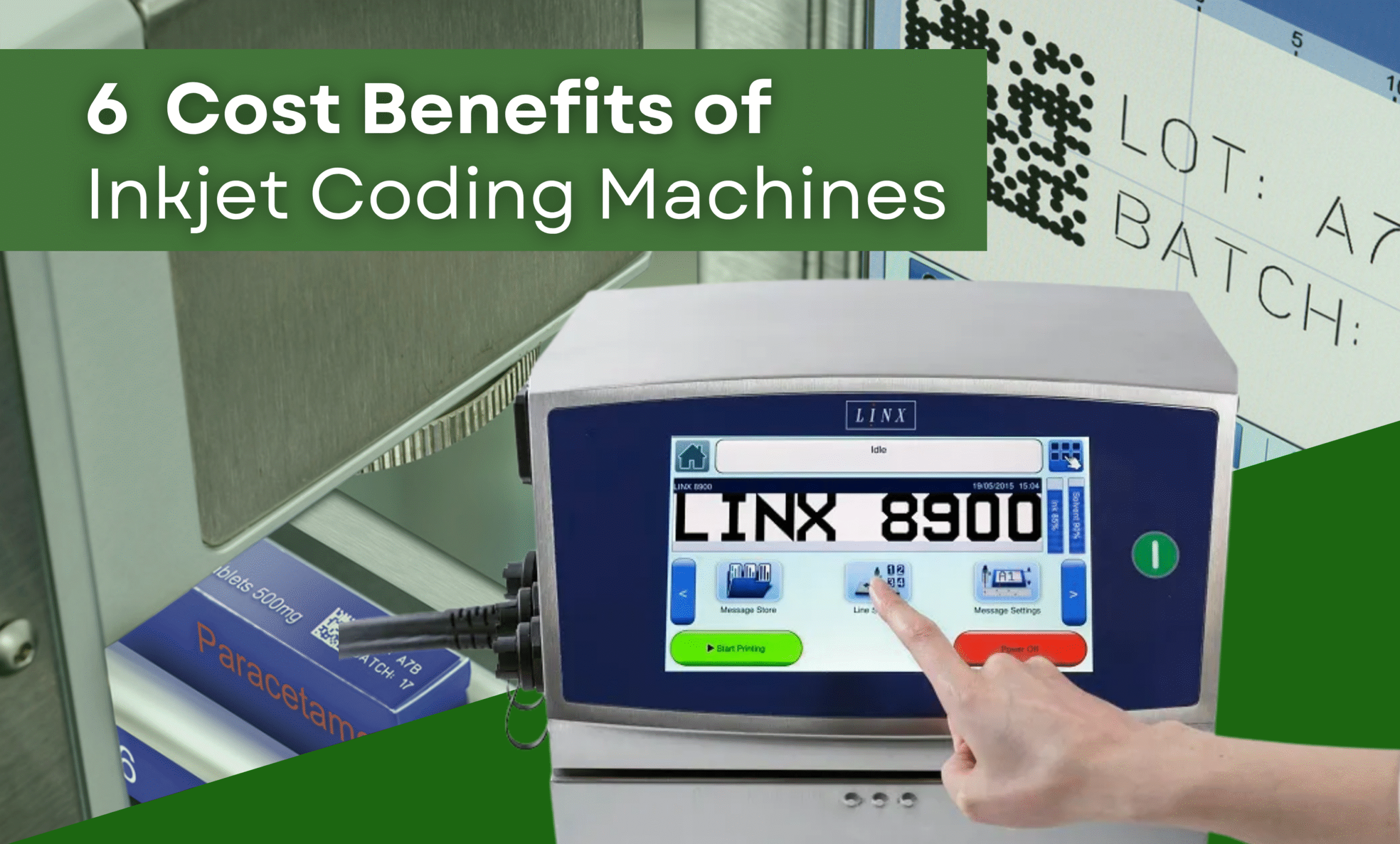 6 Cost Benefits of Inkjet Coding Machines
