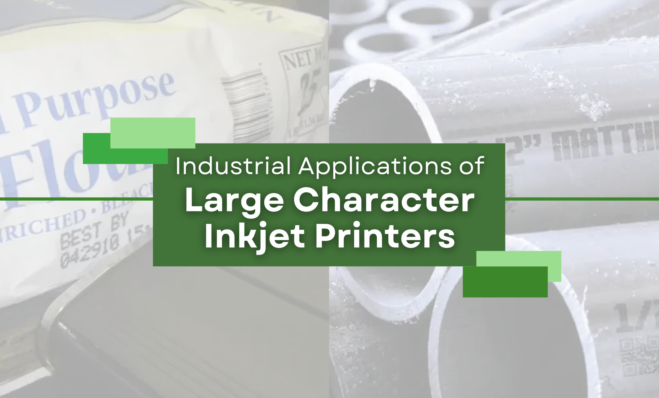 Industrial Applications of Large Character Inkjet Printers